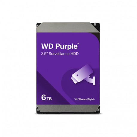 WD kõvaketas Purple 6TB SATA 3.5inch sisemine 256MB Cache