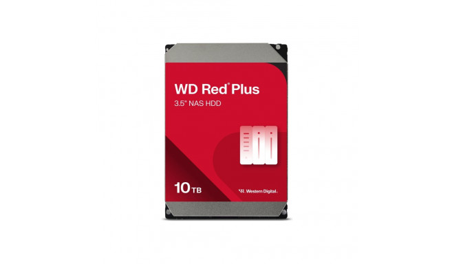 WD Red Plus 10TB SATA 6Gb/s 3.5-tolline 256MB vahemälu 72200p/min sisemine kõvaketas bulk