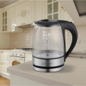 Feel-Maestro MR062 electric kettle 1.2 L 1630 W Black, Transparent