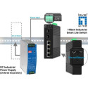 LevelOne Hilbert 6-Port Industrial Gigabit Smart Lite Switch, 4x RJ45, 2x SFP