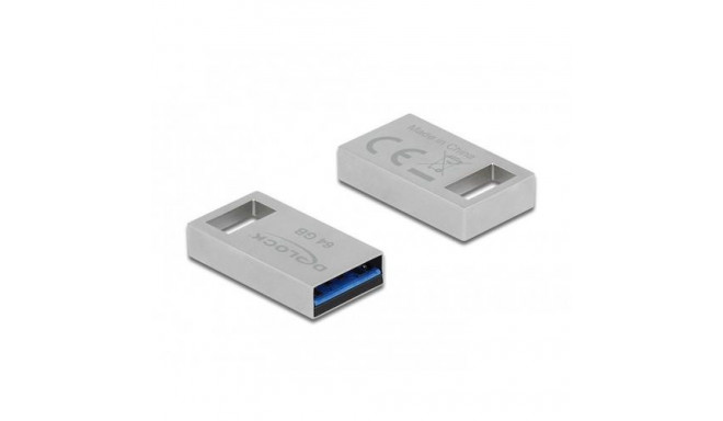 DeLOCK 54071 USB flash drive 64 GB USB Type-A 3.2 Gen 1 (3.1 Gen 1) Silver