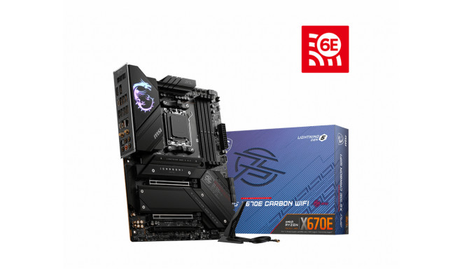 MSI MPG X670E CARBON WIFI ATX emaplaat