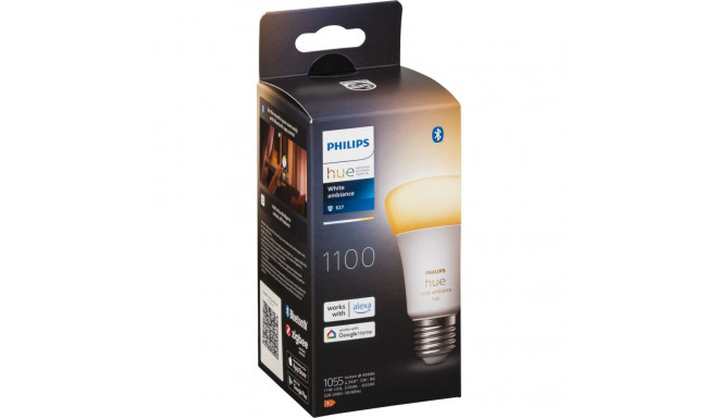 Philips Hue LED-nutikas lamp, White Ambiance, E27