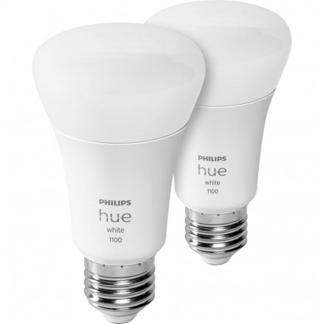Philips Hue nutipirn multipakk, valge, E27, 1100 lm, 2-pakk
