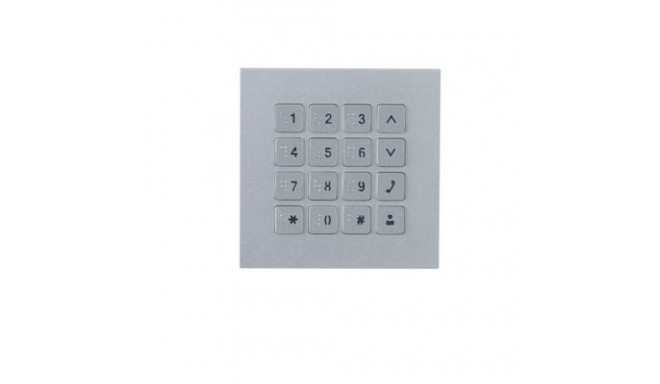 The IP intercom modular keypad is designed for the VTO4202F-MK modular system