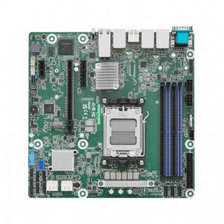 Asrock B650D4U-2L2T/BCM emaplaat AMD B650 Express Socket AM5 micro ATX