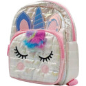 Backpack Puffy Unicorn white