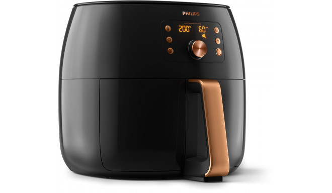 Karšto oro gruzdintuvė PHILIPS Airfryer XXL HD9867/90, juoda, 7.3 l