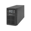 QOLTEC 52280 Uninterruptible Power Supply UPS / 1kVA / 1000W / Power factor 1.0 / LCD / EPO / USB / 