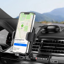 Acefast automatic phone holder for windshield, cockpit and air vent with Qi 15W wireless charger bla