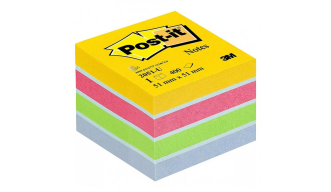 Notepad 51x51mm POST-IT Ultra Colors 400 sheets