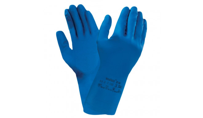 Rubber gloves with cotton lining ANSELL size L/9