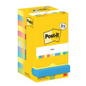 Note paper 76x76mm POST-IT 654 Energetic 6x100 sheets