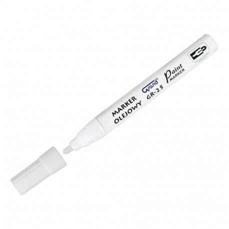 Värvimarker GRAND Paint GR-25 1,8mm koonilise otsaga valge