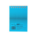 Notepad A7, 50 pages, squared, spiral on top