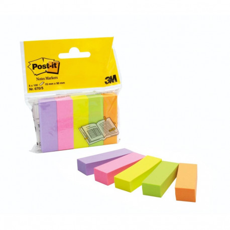Bookmark made of paper 12x44.5mm POST-IT 670 5 colors