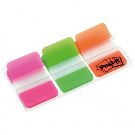 Bookmark 25.4x38mm POST-IT 686PGO in a pack of 3 colors