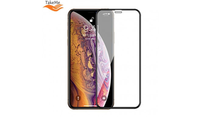 TakeMe HARD Ceramic Full Surface Screen Protector Glass for Apple iPhone 11 / iPhone XR Black