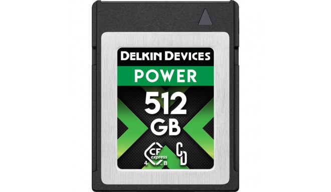 Delkin CFexpress 4.0 Power I Type B I R3650/W3240/SW820 512GB