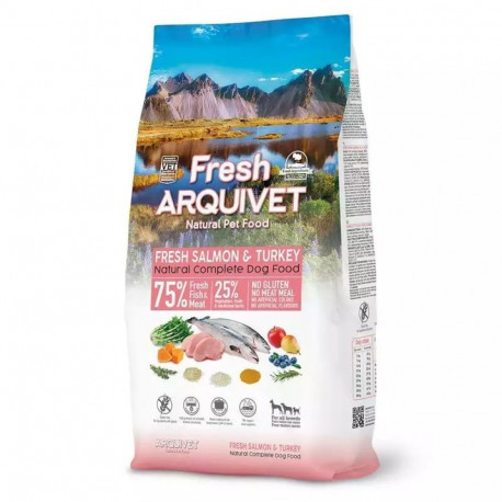 ARQUIVET värske lõhe kalkuniga poolniiske koeratoit 2,5 kg