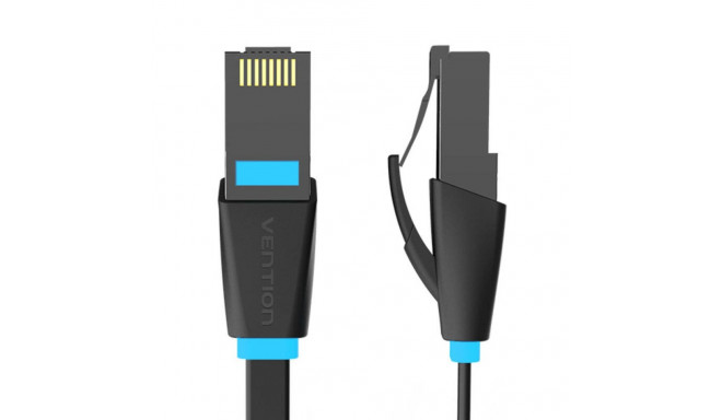 Flat Network Cable UTP CAT6 Vention IBJBS RJ45 Ethernet 1000Mbps 25m Black