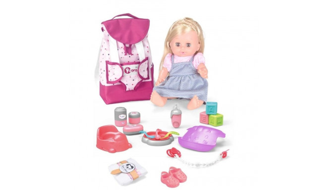 14IN DOLL BACKPACK SET WITH DRINK /PEE