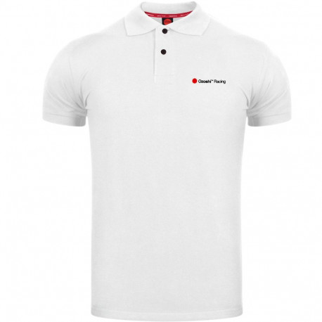 Ozoshi meeste polosärk OZ93826 2XL, valge