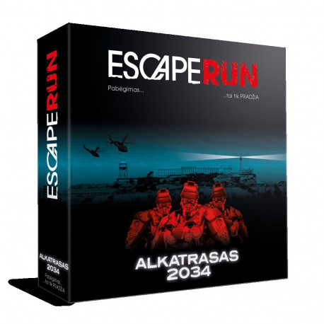 TACTIC game EscapeRun Alcatraz 2034 (In Lithuanian lang.)