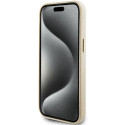 GUESS case for IPHONE 13 / 14 / 15 GUHCP15SPGMCSD (Glitter Glossy Script) gold