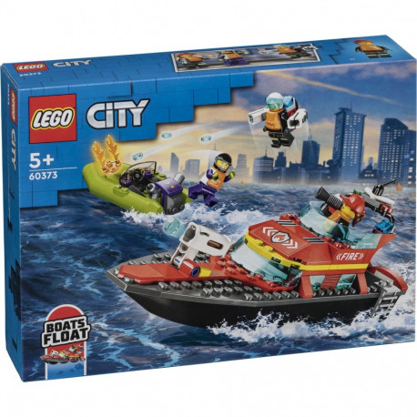 LEGO City Fire 60373 - Tuletõrje päästepaat