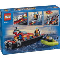 LEGO City Fire 60373 - Palokunnan pelastusvene