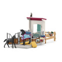 Schleich Horse Club 42611 Box with Mare and Foal