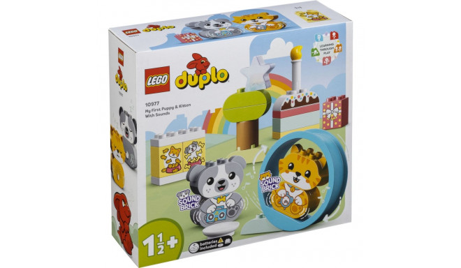 LEGO DUPLO Minu Esimene 10977 - Minu esimene kutsikas ja kassipoeg helidega