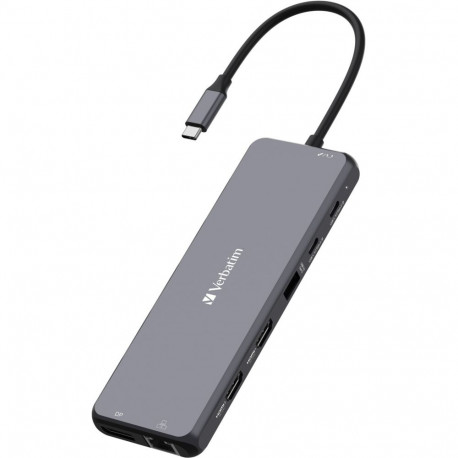 USB-C pro mitmepordiline jaotur CMH-13 13 porti (2x HDMI, DP, RJ-45, 6x USB-A, heli, 2x USB-C PD), h