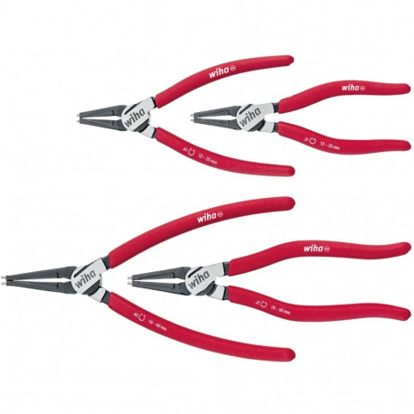 Wiha circlip pliers set Classic, with MagicTips (red, 4 pieces)