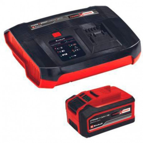 Einhell PXC starter kit, Power-X-Change charger Power X-Boostcharger 6A (black/red, including batter