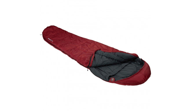 High Peak mummy sleeping bag TR 400 (dark red/grey)