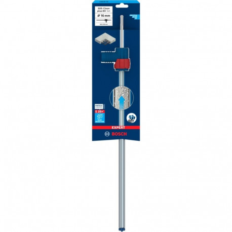 EXPERT Hammerbohrer SDS Clean plus-8X Set, Ø 16mm (Arbeitslänge 400mm, Saugbohrer inkl. Absauganschl