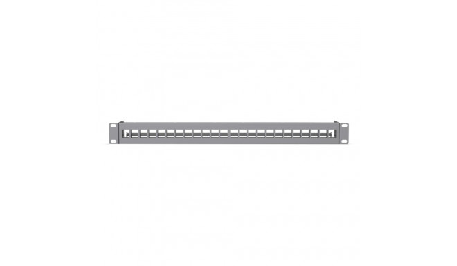 Ubiquiti Blank Keystone Patch Panel, 24 Ports (1U)