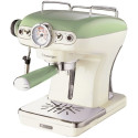 Ariete American Vintage, espresso machine (beige/light green)