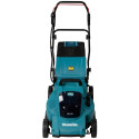 Makita cordless lawnmower DLM480CT2, 36Volt (2x18Volt) (blue/black, 2x Li-ion battery 5.0Ah)