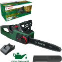 Bosch cordless chainsaw AdvancedChain 36V 35-40, 36Volt, electric chainsaw (green/black, Li-ion batt