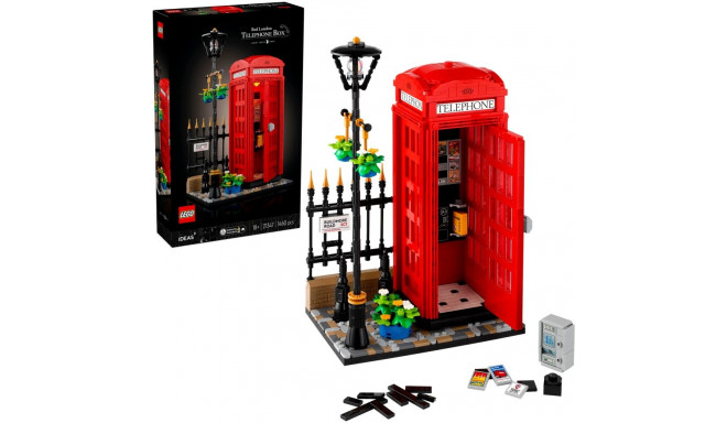 LEGO 21347 Ideas Red London Telephone Box, construction toy