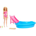 Mattel Barbie pool with doll