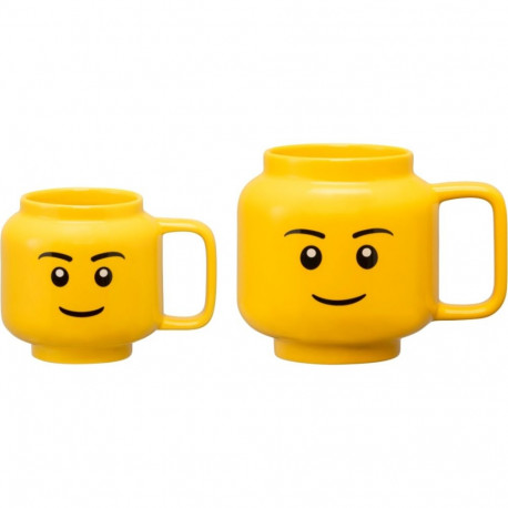 LEGO poisi keraamiline kruus, kollane