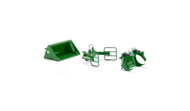 Wiking front loader tool set A John Deere, model vehicle