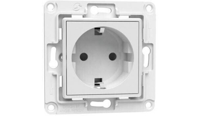 Shelly wall socket EU (white, flush-mounted)