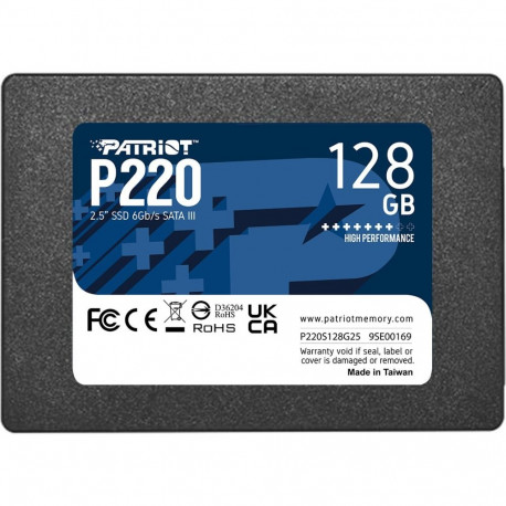 Patriot P220 SSD - 128GB - SATA - 2.5