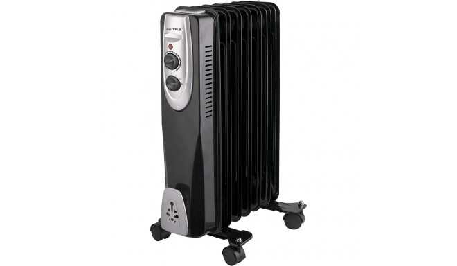 Gutfels Oil radiator HR32007 (black/grey, 2,000 watts)