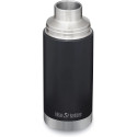 Klean Kanteen thermos bottle TKPro-SB vacuum insulated, 750ml (black (matt), with Pour Through Cap)